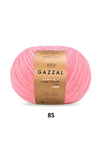 GAZZAL İPLİK Fir de tricotat Alpaca Air Baby Alpaka Merino 200g 4x50g 150m Ușor