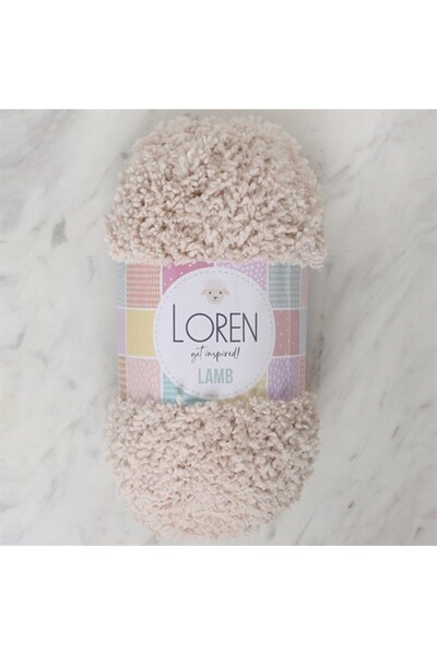 sylar حبل لورين لامب باللون البيج الفاتح - R055 - 34420