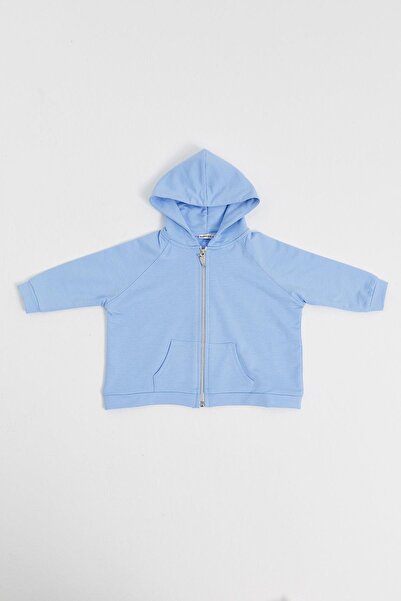 MARKALİSTE Cardigan sport pentru copii, albastru deschis