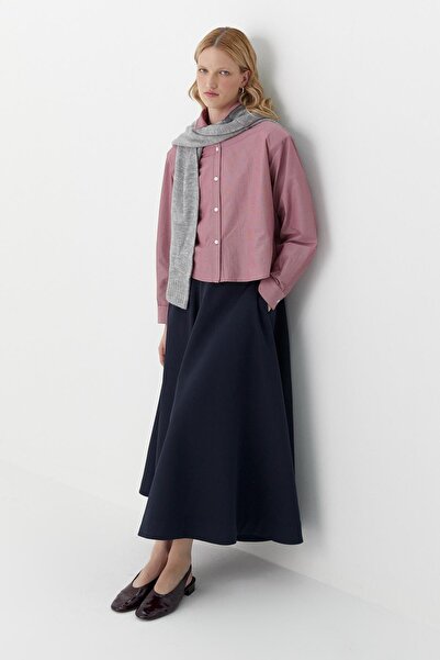 MARKALİSTE Πακέτο βάτα ριγέ πουκάμισα κόκκινο