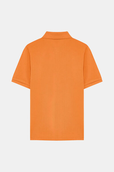 W Collection Orange Polo Collar T-Shirt