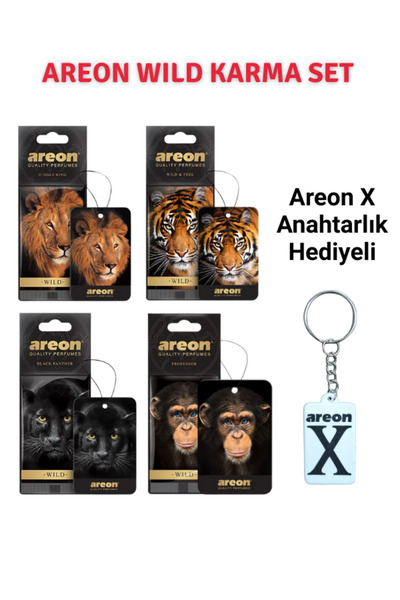 Areon Wild Karma Set Araç Kokuları