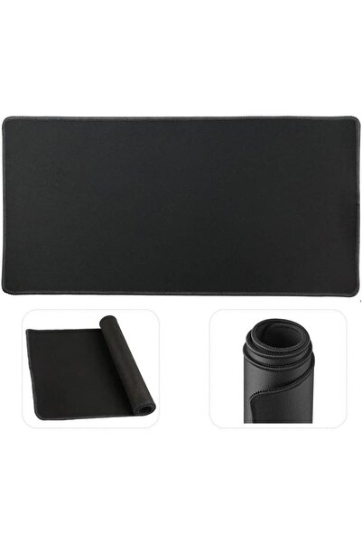Beatitude 70cmx30cm Siyah Mause Ped Gaming Oyuncu Mouse Pad Kaydırmaz Mousepad Uzun Klavye Fare Altlığı