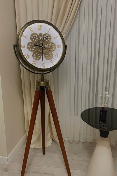 LİBAS LEDLİ BEYAZ GOLD ESKİTME AHŞAP CEVİZ