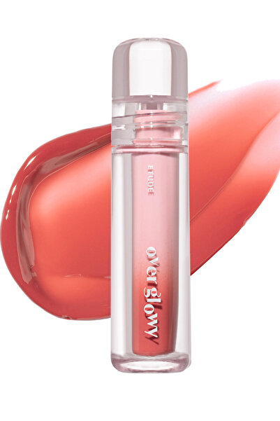 ETUDE لون Coco Plum Overglowy يعطي مظهرًا ملمع الشفاه - جيلي بلاك كات روز