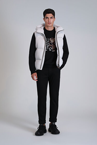 Lufian Anton Smart Jean - Ανδρικό μαύρο παντελόνι με λεπτή εφαρμογή