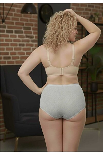 wear treasure Ceylanoğlu 6 τεμαχίων ψηλόμεσο μεγάλο μέγεθος γκρι μεταφορά Ribana Kilot