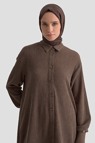 Armine Σετ παντελόνι με ασύμμετρο κόψιμο με κουμπιά από ύφασμα βισκόζης