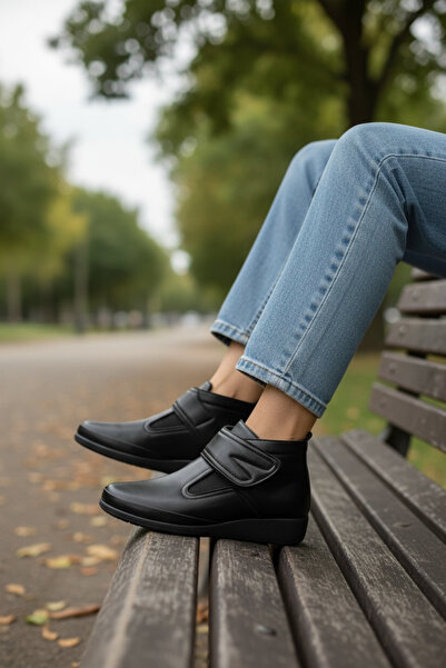 Y&D Shoes 2025 New Season Women's Winter Mother Shoes Velcro Orthopedic Daily Winter Shoes