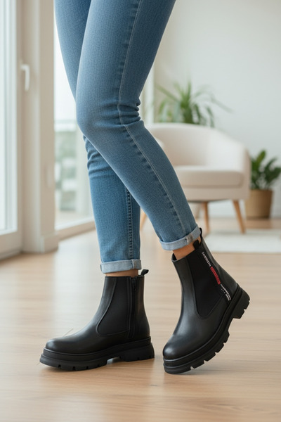 Y&D Shoes 2025 Season Elastic Women's Boots – Trendy Chelsea Model