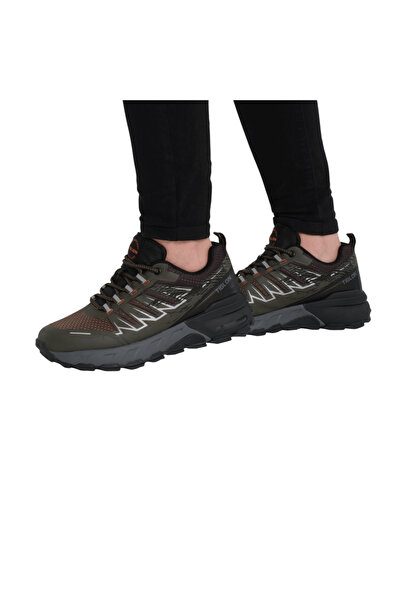 Tiglon Falcon Khaki Water Resistant Men's Outdoor Shoes