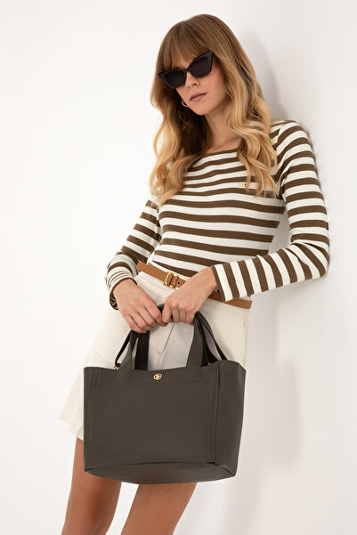 U.S. Polo Assn. Women's Khaki Shoulder Bag 50317808-Vr027