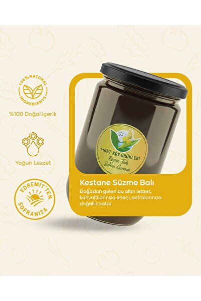 Fırat Köy Ürünleri Kestane Balı 1 Kg