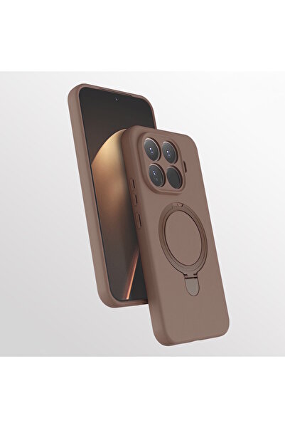 m.tk moveteck Xiaomi Mi 15T Pro Kılıf Magsafe Halkalı Extra Standlı içi Kadif...