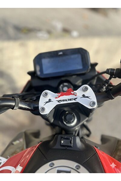 ELİSA TVS RAİDER GİDON BOĞAZI AKSESUARI BEYAZ KIRMIZI AT