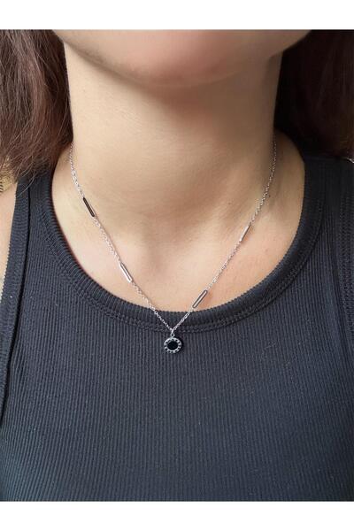 DGK COLLECTİON تصميم فضي اللون، رياضي، أنيق، راقٍ، قلادة يومية ✨