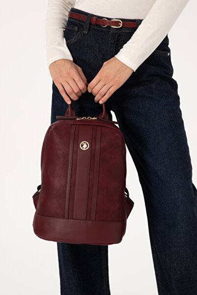U.S. Polo Assn. Women's Burgundy Backpack 50303400-Vr014