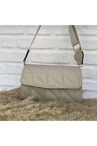 NURBUTİK Ρυθμιζόμενη τσάντα χειρός και ώμου με μοτίβο κεντήματος με λουράκι κολώνας