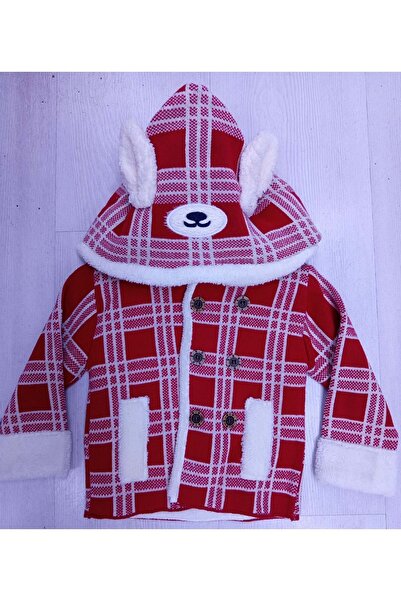 BAŞAK ÇOCUK GİYİM 435637 Embroidered Lining Cardigan 6/18 Months Boy - Red - ...