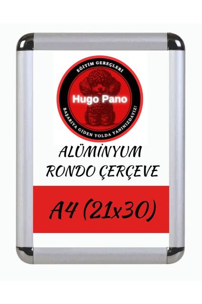 A4 RONDO ÇERÇEVE ALÜMİNYUM (21X30)