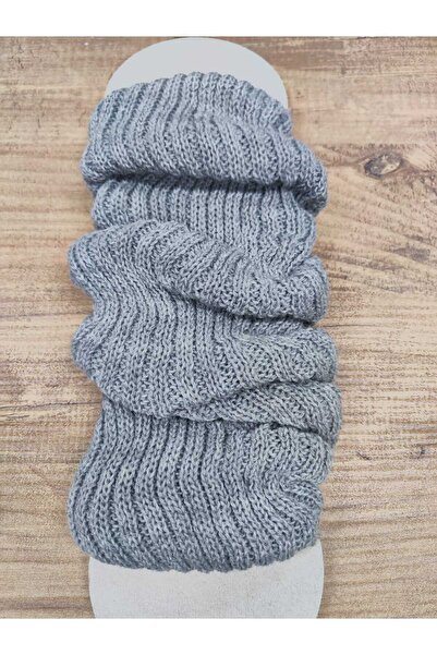 erceys Дамски сиви вълнени дебели зимни чорапи 1 чифт