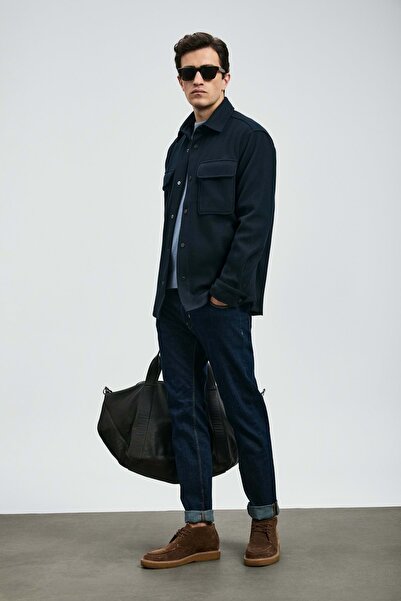 Lufian 112200226 Sky Smart Jean Men's Trousers Slim Fit Men's Jeans Trousers Denim