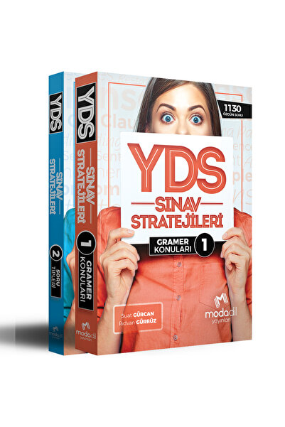 Modadil Yayınları Modadil YDS Sınav Stratejileri 1-2 Konu Anlatımlı 2 Kitap S...