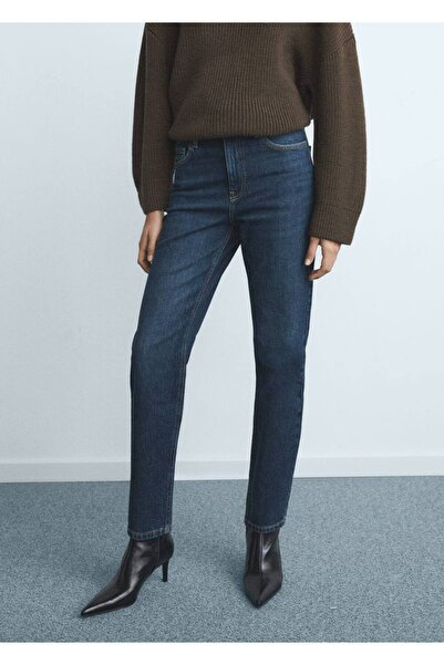 MANGO Woman Newmom comfort high-rise jeans