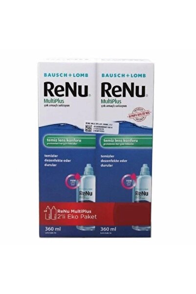 Renu Multiplus Lens Solüsyonu 2 X 360 ml