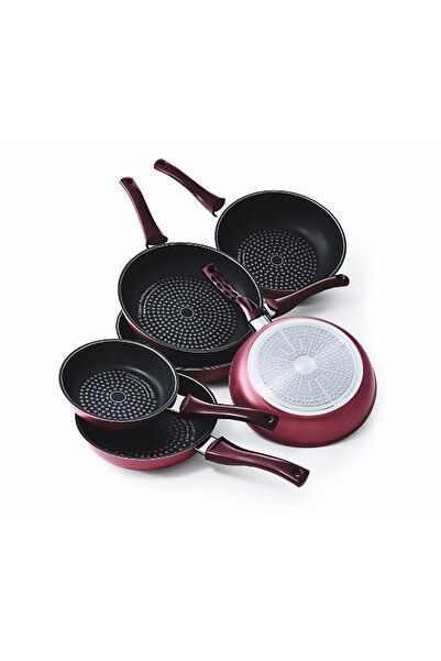 ZEBRA THAILAND ZEBRA Teflon Pan, Sturdy, with Triple Steel Base, 24 cm, Korean (for all stoves)