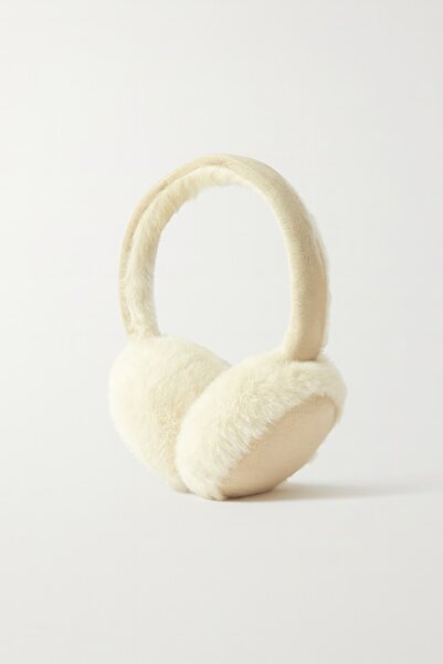 Genel Markalar Krem Renk Peluş Kulaklık katlanabilir