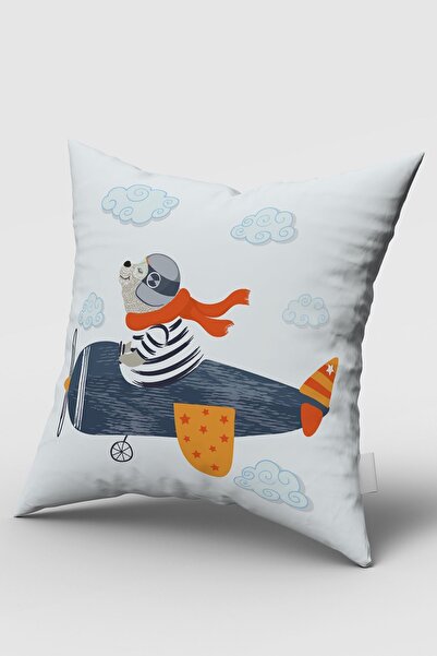 Bebemotto Pilot Ayıcık, Çift Taraflı, Ithal Kadife Kumaş, Çocuk Bebek Odası K...