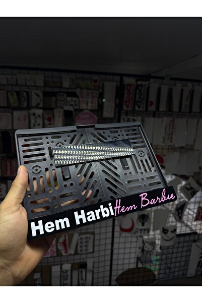 Yalıgraf Reklam Tabela Hem Harbi Hem Barbie Motor Plakalık Takmatik Pleksi Pl...