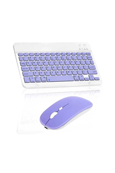 EHZ TEKNOLOJİ Galaxy A11+Plus Compatible Tablet Case with Stand + Keyboard Mouse Set