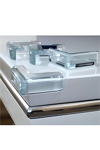 Kenpool Çocuk Güvenlik Masa Mobilya Kenar Köşe Çarpışma Koruyucu Silikon Kena...