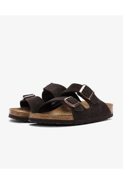 Birkenstock Arizona Sfb Vl Brown Slippers 951313-20198