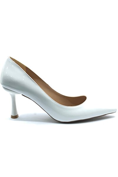 KOCAMANLAR Feles 7 cm heeled stiletto women's shoes white