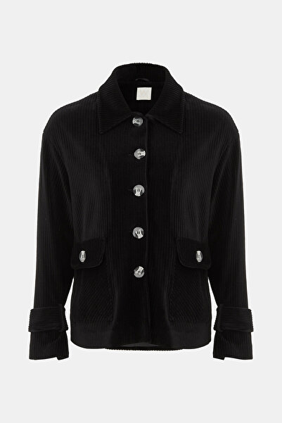 W Collection Black Buttoned Jacket