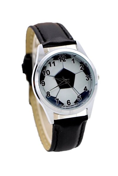 SSMEDIA Ceas de mână pentru copii/adolescenți, model cu minge de fotbal