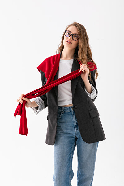 Wega Moda Eșarfă cu patchwork pătrat - Tricotaj sport din material subțire Eșarfă pentru umăr | Şal Boho unisex - eșarfă