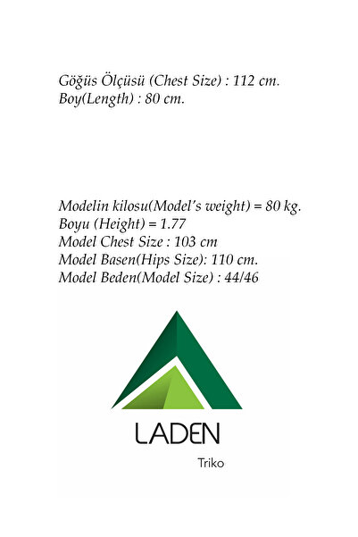 Laden Knitwear Women's Bearded Rope Sim Detailed Thick Coat Winter Mother Cardigan