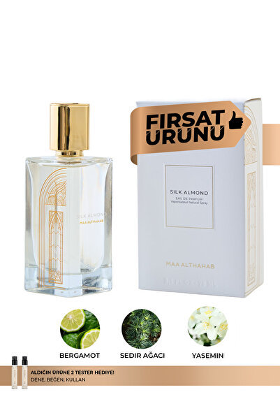 Maa Althahab Silk Almond Odunsu Vanilyalı Erkek Parfümü EDP 75 ML