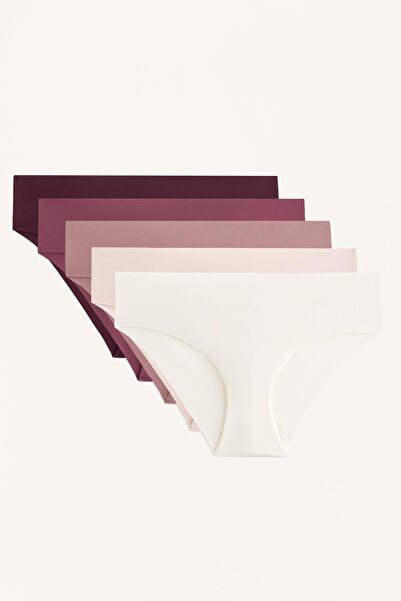 Oysho 5 invisible polyamide blend hipster briefs