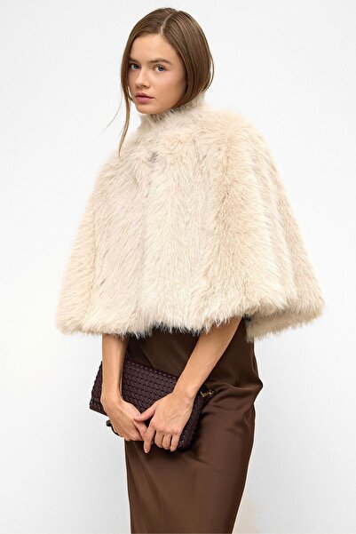 Olcay Κοντό πανσό από ψεύτικη γούνα ΜΠΕΖ 1013