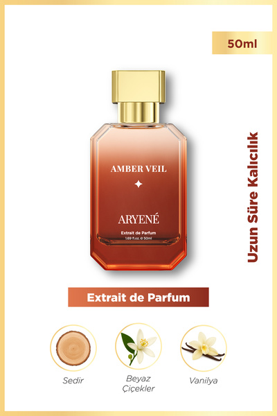 aryene Amber Veil Début – Extrait de Parfum Kadın Parfümü 50 ml | Işıltılı Meyve & Çiçek | Uzun Süre Kalıcı