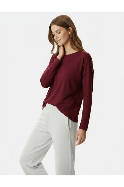 Koton Long Sleeve Crew Neck Striped T-Shirt