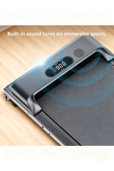 Yagud Household Treadmill with Bluetooth Link, Foldable, Multi-Functional and Silent