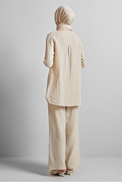 Alvina Cotton Muslin Pants Suit 45555