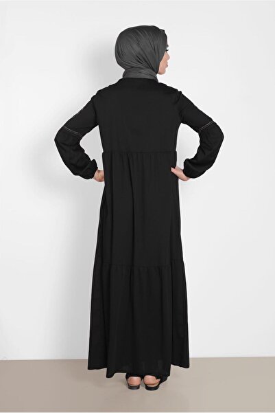 Alvina Embroidered Sleeves Dress 4439