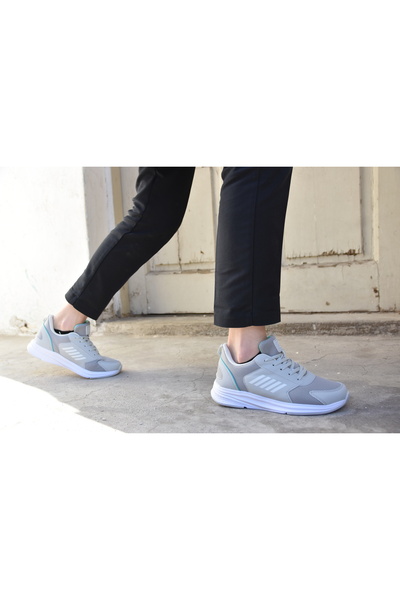 M.P. 231 1106 Comfolite Зручна внутрішня підошва Легкі шнуровані унісекс спортивні кросівки СІРІ